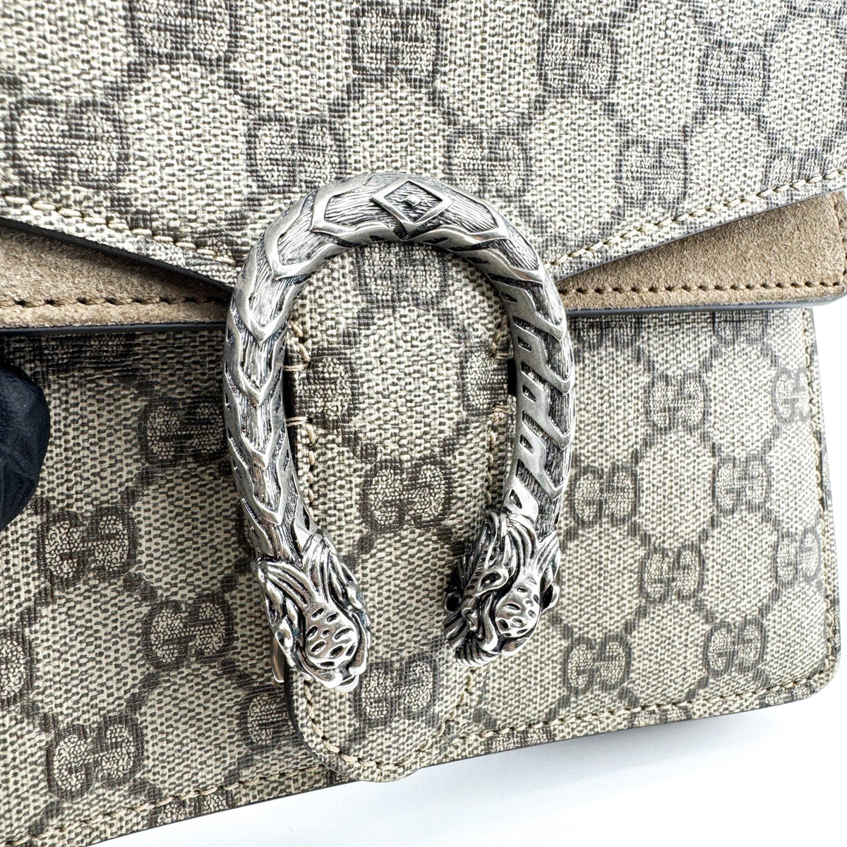 Gucci Dionysus GG Coated Canvas, Brown, Canvas, Handbag
