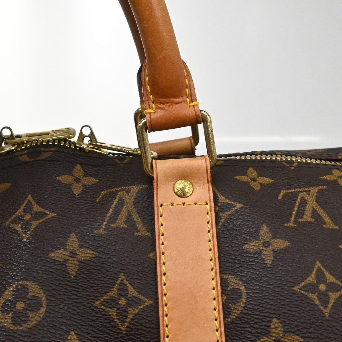Louis Vuitton Keepall Monogram Canvas, Brown, Canvas, Travel Bag