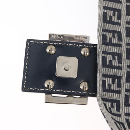 Fendi Baguette Zucchino Canvas, Navy, Canvas, Handbag