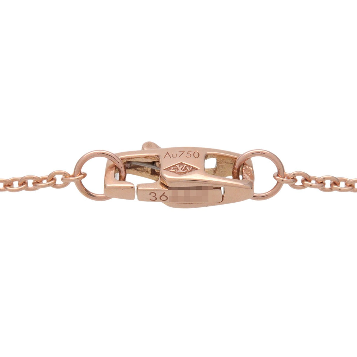 Louis Vuitton Empreinte Pendant 18K Rose Gold, Gold, Rose Gold, Necklace