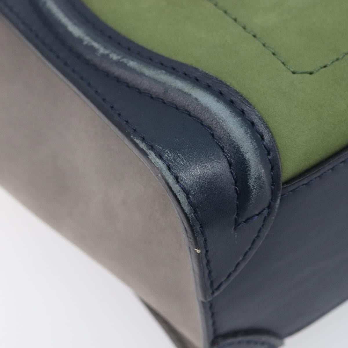 Celine Luggage Smooth Leather, Navy, Leather, Handbag