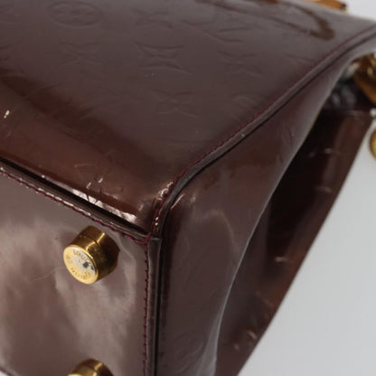 Louis Vuitton Brea Monogram Vernis, Burgundy, Patent Leather, Handbag