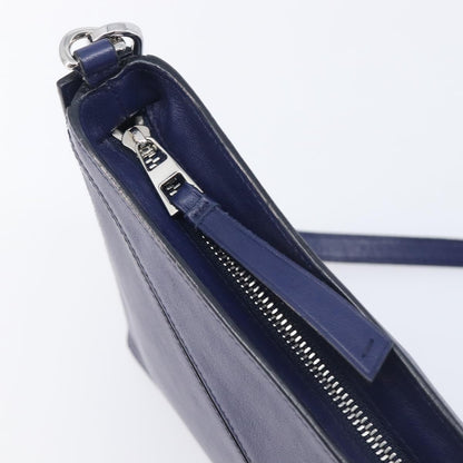 Loewe Puzzle Clutch Leather, Navy, Leather, Clutch