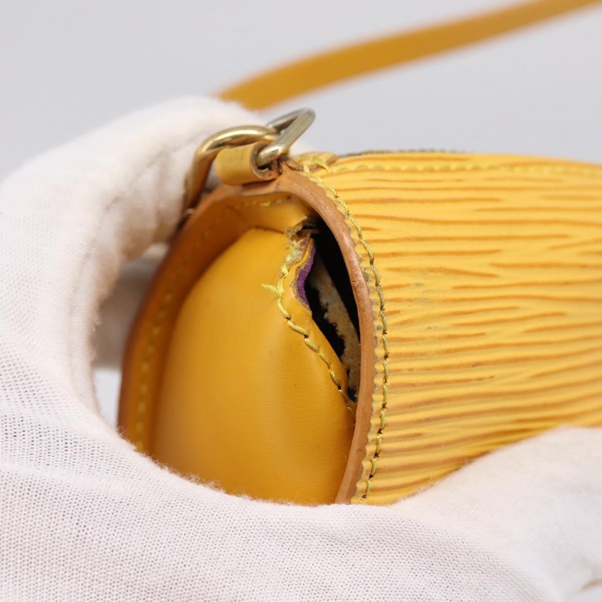 Louis Vuitton Soufflot Epi Leather, Yellow, Leather, Tote Bag