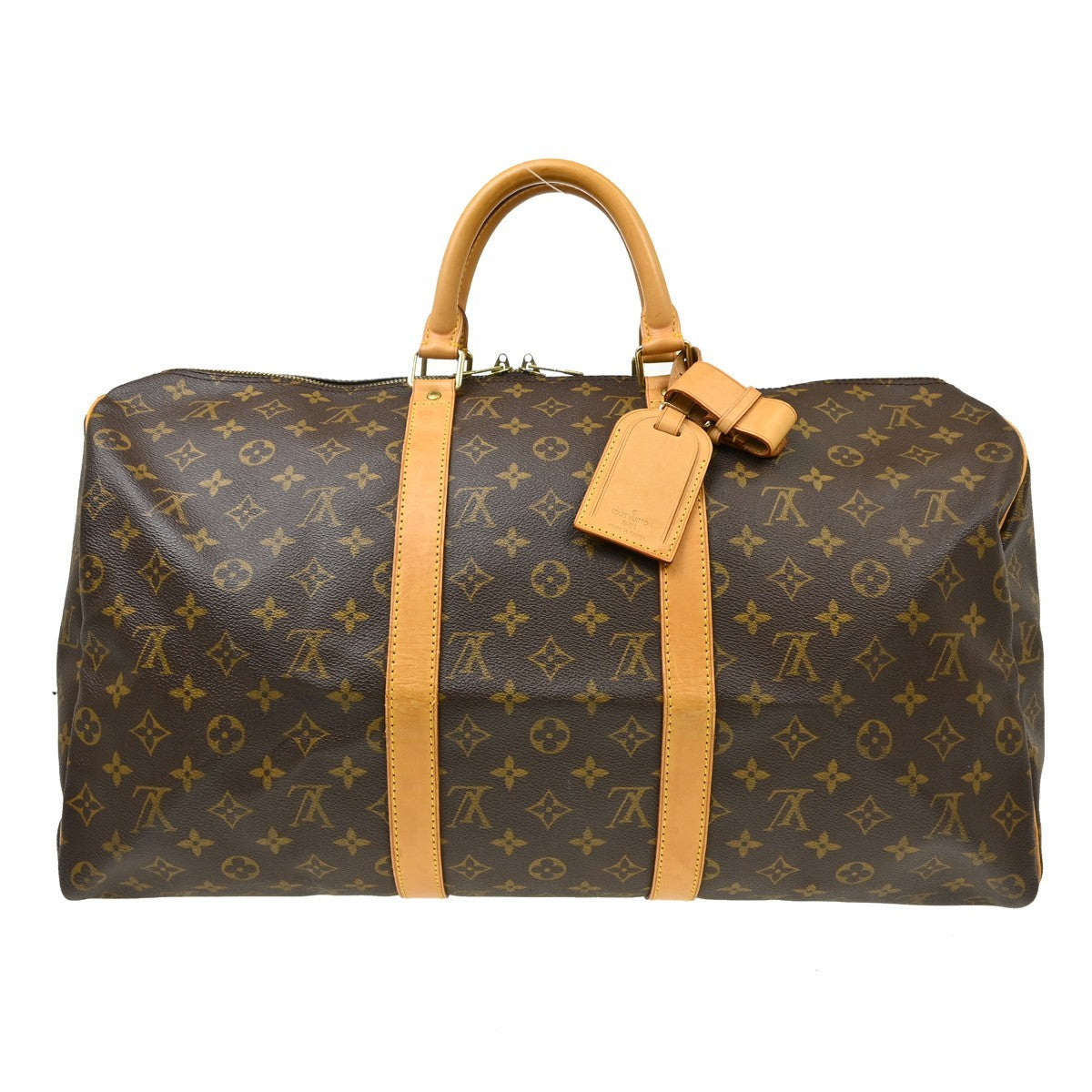 Louis Vuitton Keepall Monogram Canvas, Brown, Canvas, Travel Bag