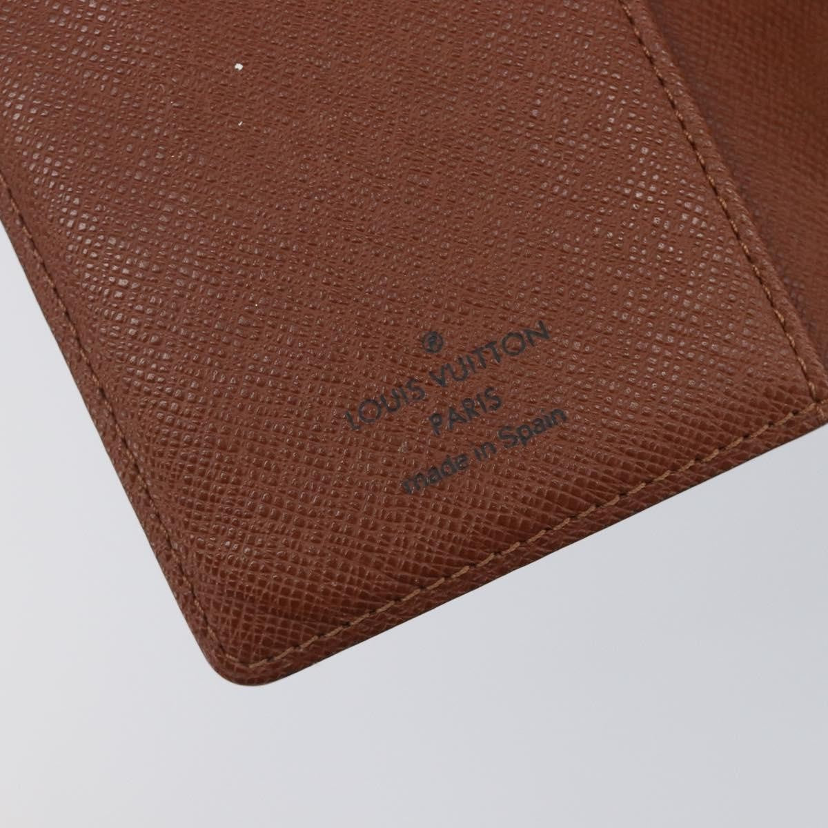 Louis Vuitton Agenda Cover Monogram Canvas, Brown, Canvas, Briefcase