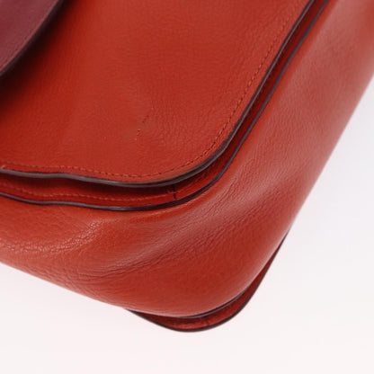 Miu Miu Madras Top Handle Leather, Red, Leather, Handbag