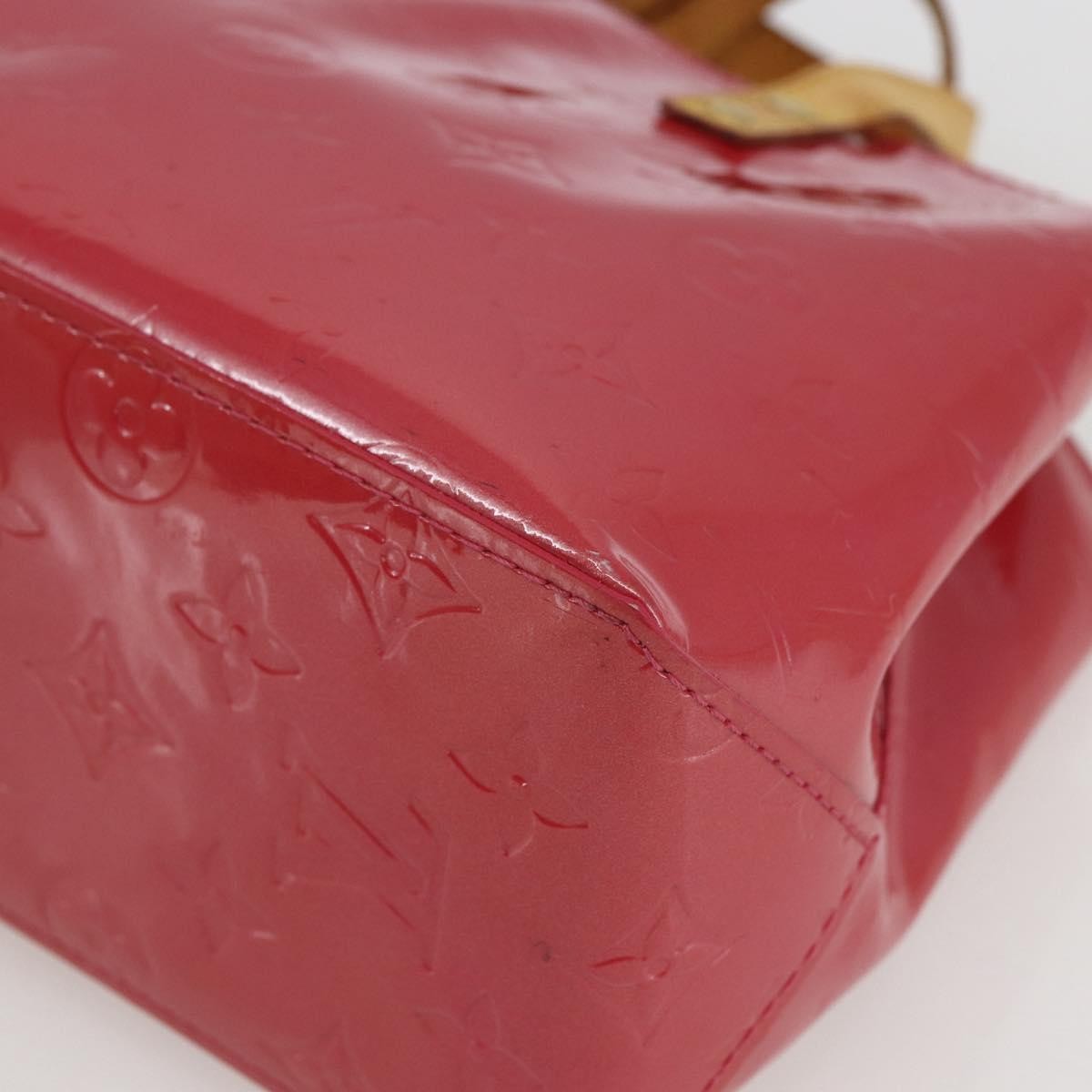 Louis Vuitton Reade Monogram Vernis, Pink, Patent Leather, Handbag