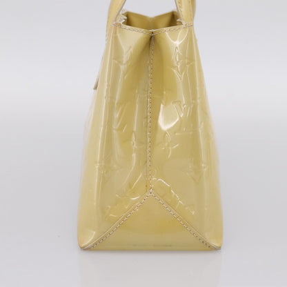 Louis Vuitton Wilshire Monogram Vernis, Yellow, Patent Leather, Handbag