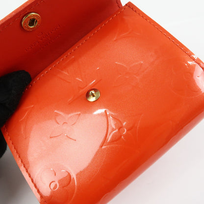 Louis Vuitton Ludlow Vernis, Orange, Leather, Wallet