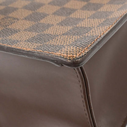 Louis Vuitton Venice Sac Plat Damier Ebene, Brown, Canvas, Tote Bag
