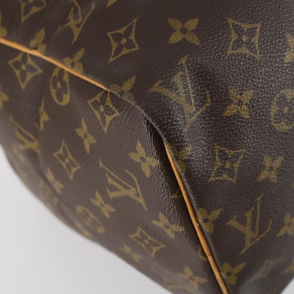Louis Vuitton Sac Souple Handbag Monogram Canvas, BROWN, CANVAS, Handbag