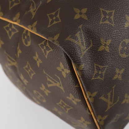 Louis Vuitton Sac Souple Handbag Monogram Canvas, BROWN, CANVAS, Handbag