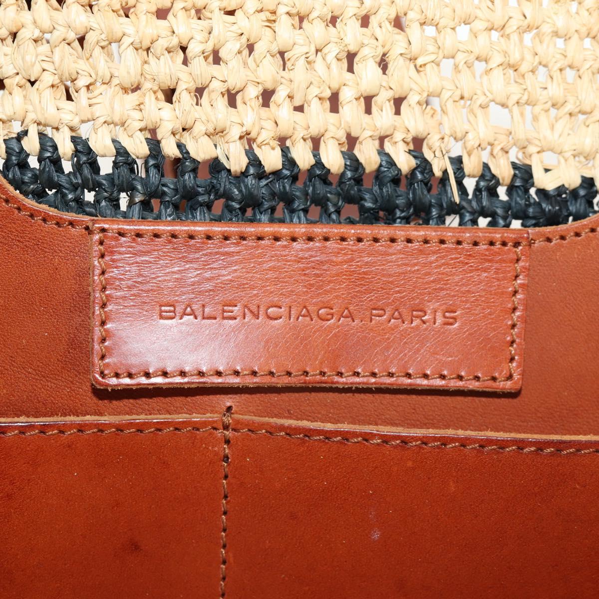 Balenciaga Vintage handbag Leather, "BEIGE,BLACK", LEATHER,WOOD, Handbag