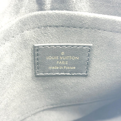 Louis Vuitton Locky Monogram Canvas with Leather, Black, Canvas, Handbag