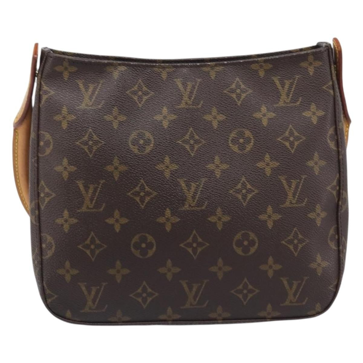 Louis Vuitton Looping Monogram Canvas, Brown, Canvas, Handbag