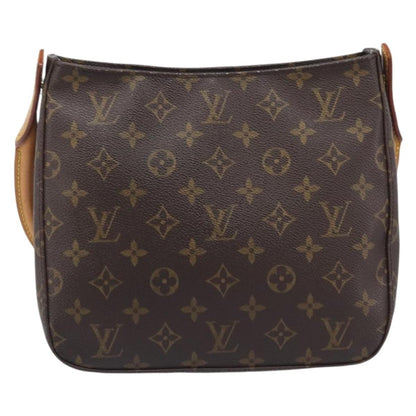 Louis Vuitton Looping Monogram Canvas, Brown, Canvas, Handbag