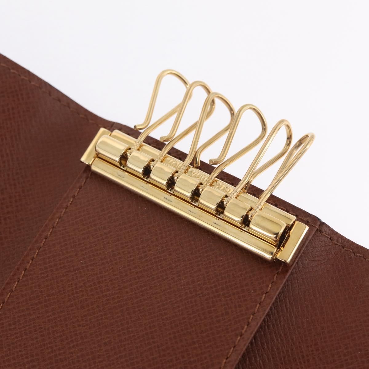 Louis Vuitton Key Case Monogram Canvas, Brown, Canvas, Wallet