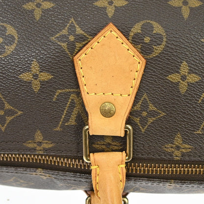 Louis Vuitton Speedy Monogram Canvas, Brown, Canvas, Handbag