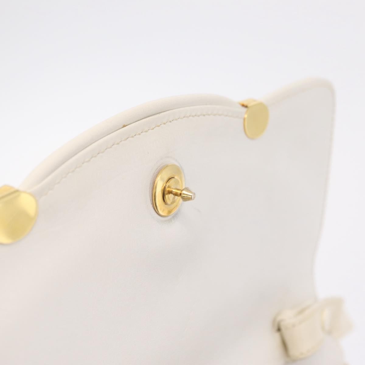 Gucci Shoulder Leather, White, Leather, Shoulder Bag