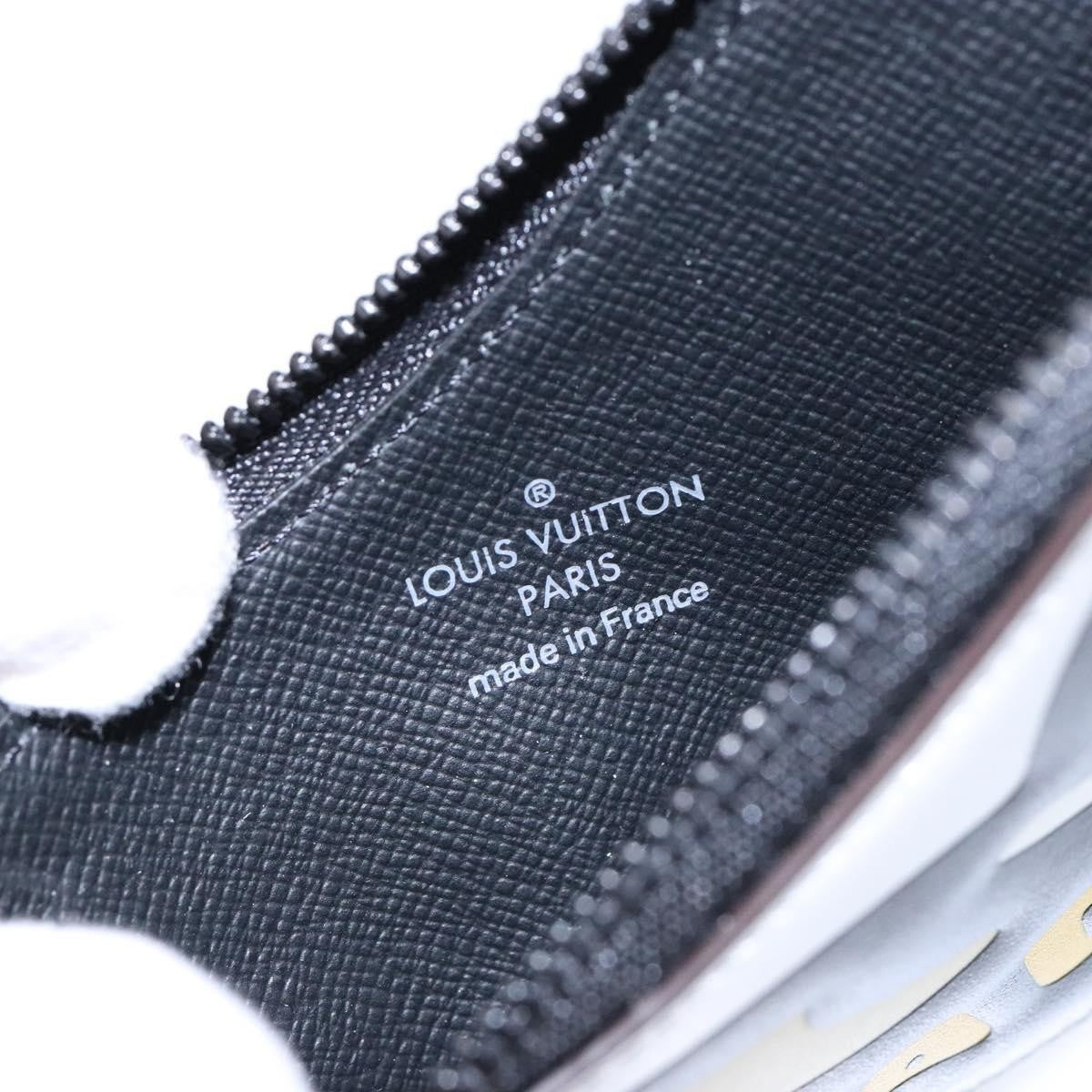 Louis Vuitton Nigo Duck Coin Holder Printed Leather and Limited Edition Giant Damier, Black, Canvas, Card Holder