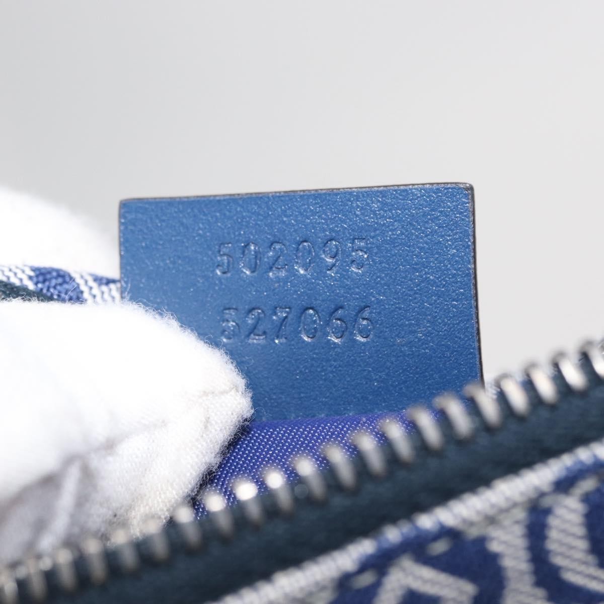 Gucci Children's Belt Printed GG Coated Canvas, Navy, Canvas, Handbag