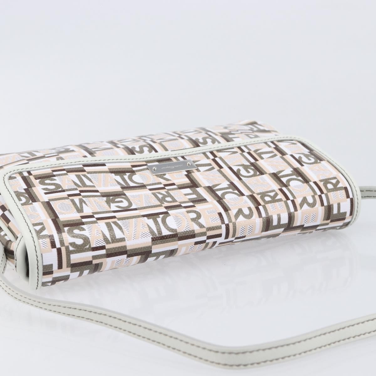 Salvatore Ferragamo Vintage clutch Canvas, Multicolour, Canvas, Clutch