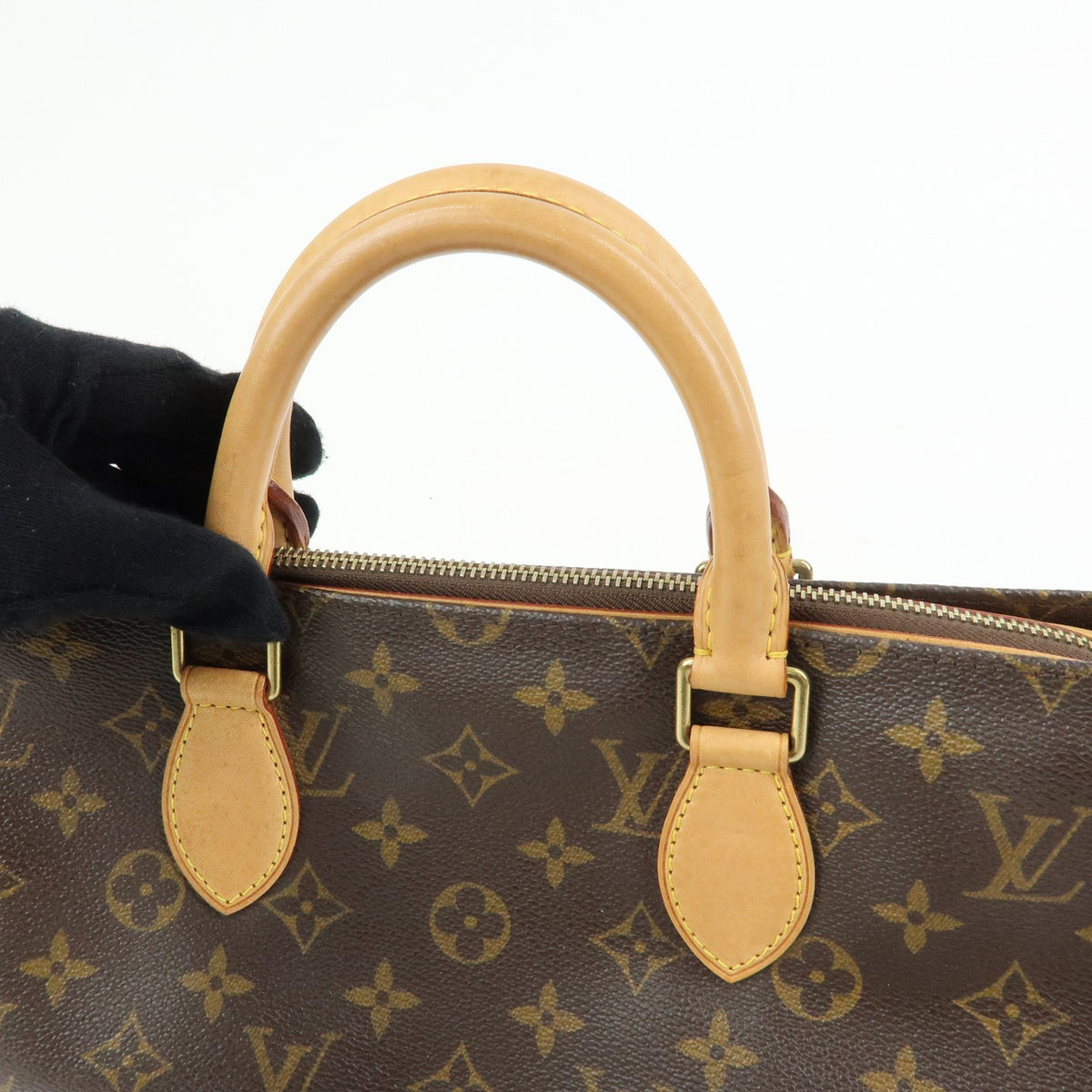 Louis Vuitton Popincourt Handle Monogram Canvas, Brown, Canvas, Handbag