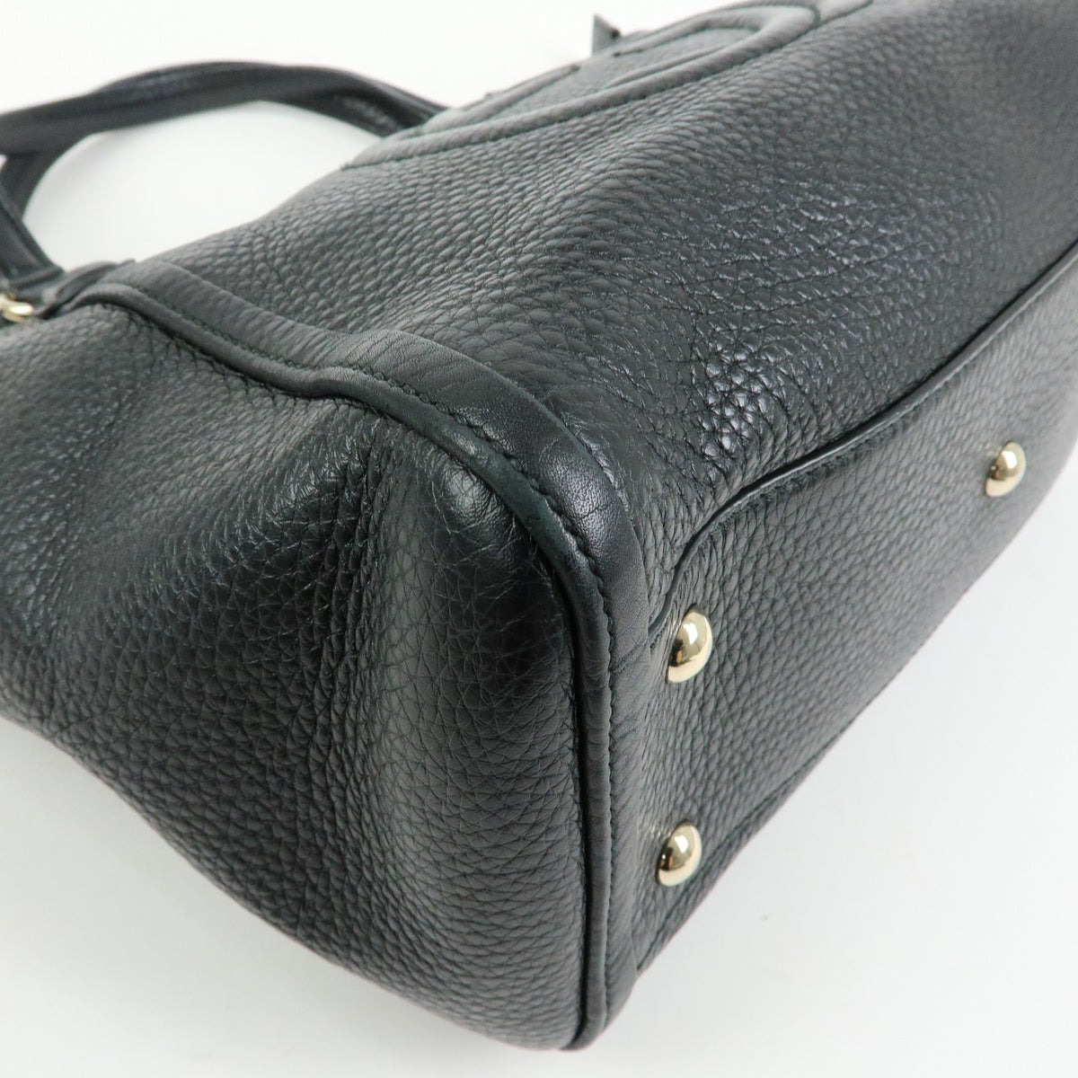 Gucci Soho Convertible Top Handle Leather, Black, Leather, Handbag