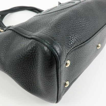 Gucci Soho Convertible Top Handle Leather, Black, Leather, Handbag