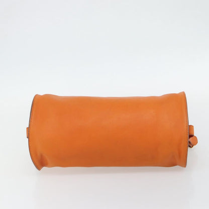 Hermes Sac Doremi Leather, Orange, Leather, Shoulder Bag