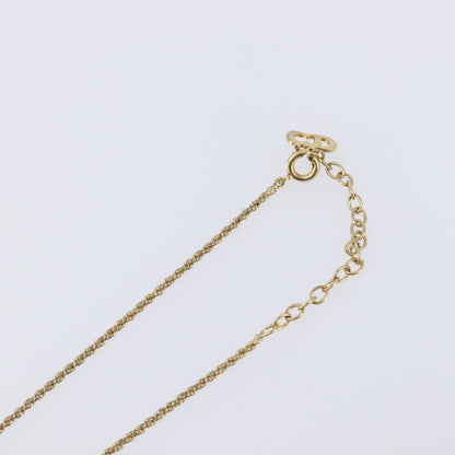 Christian Dior CD Pendant Metal, Gold, Metal, Necklace