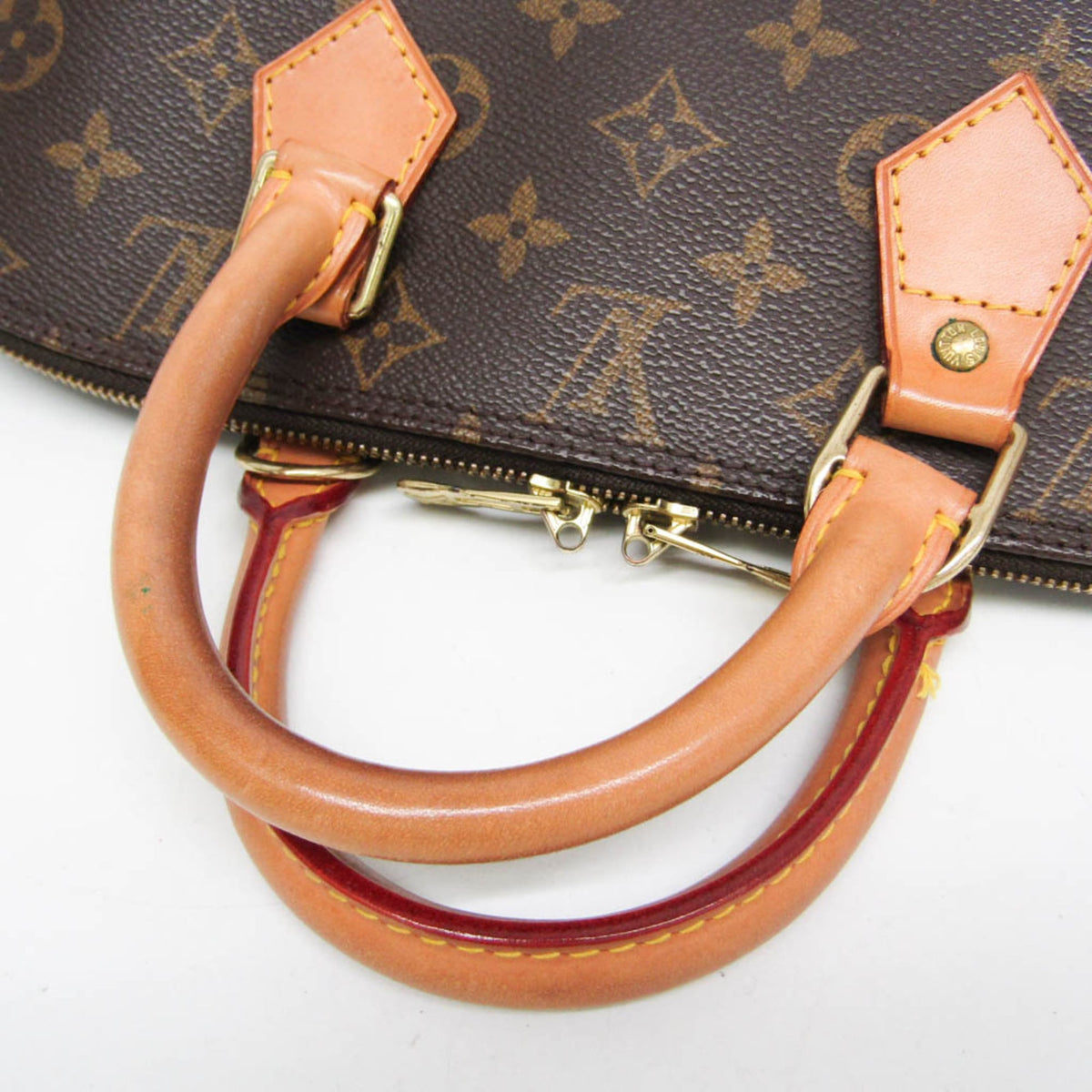 Louis Vuitton Alma Monogram Canvas, Brown, Canvas, Handbag