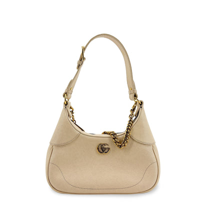 Gucci Aphrodite Leather, Beige, Leather, Shoulder Bag
