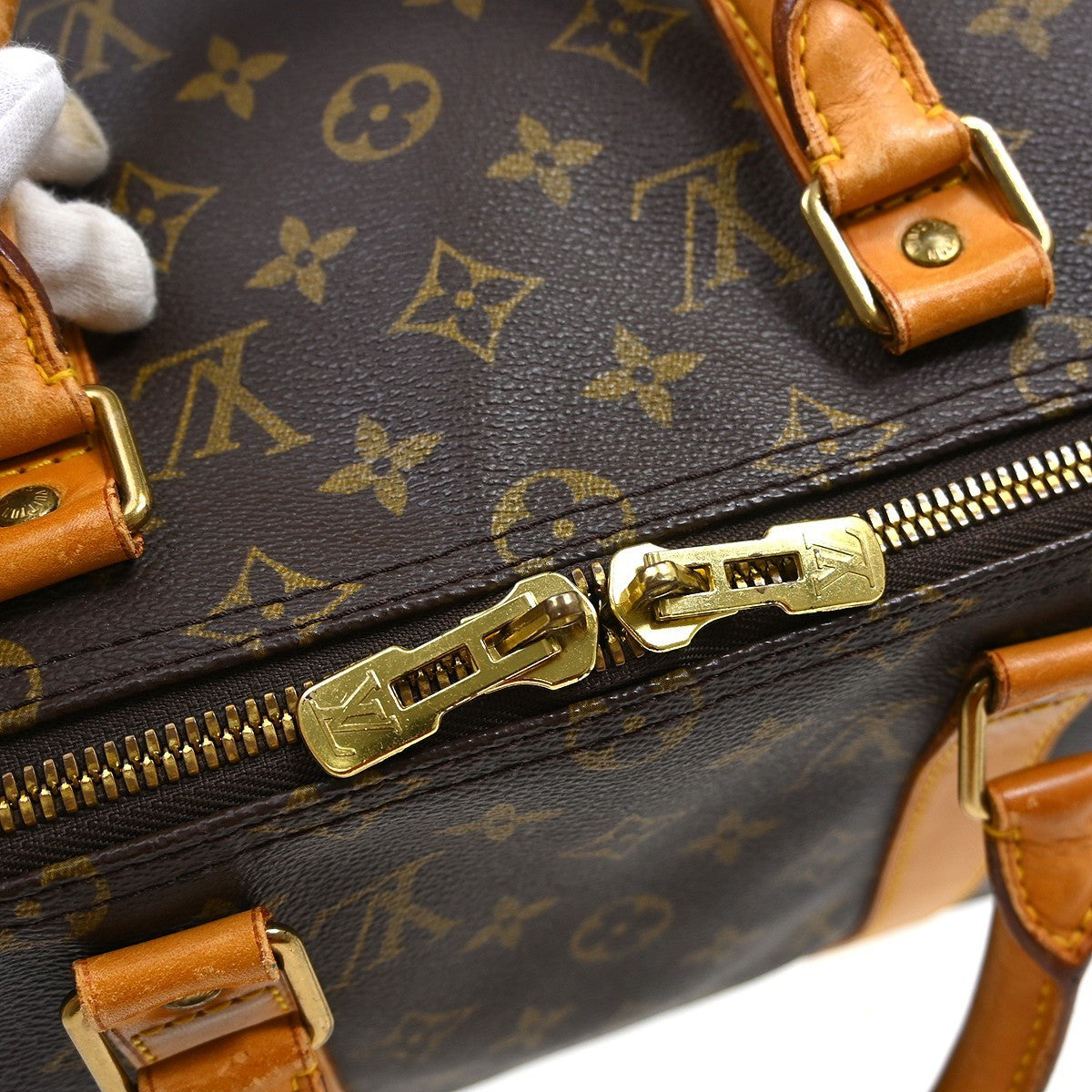 Louis Vuitton Keepall Monogram, Brown, Canvas, Travel Bag