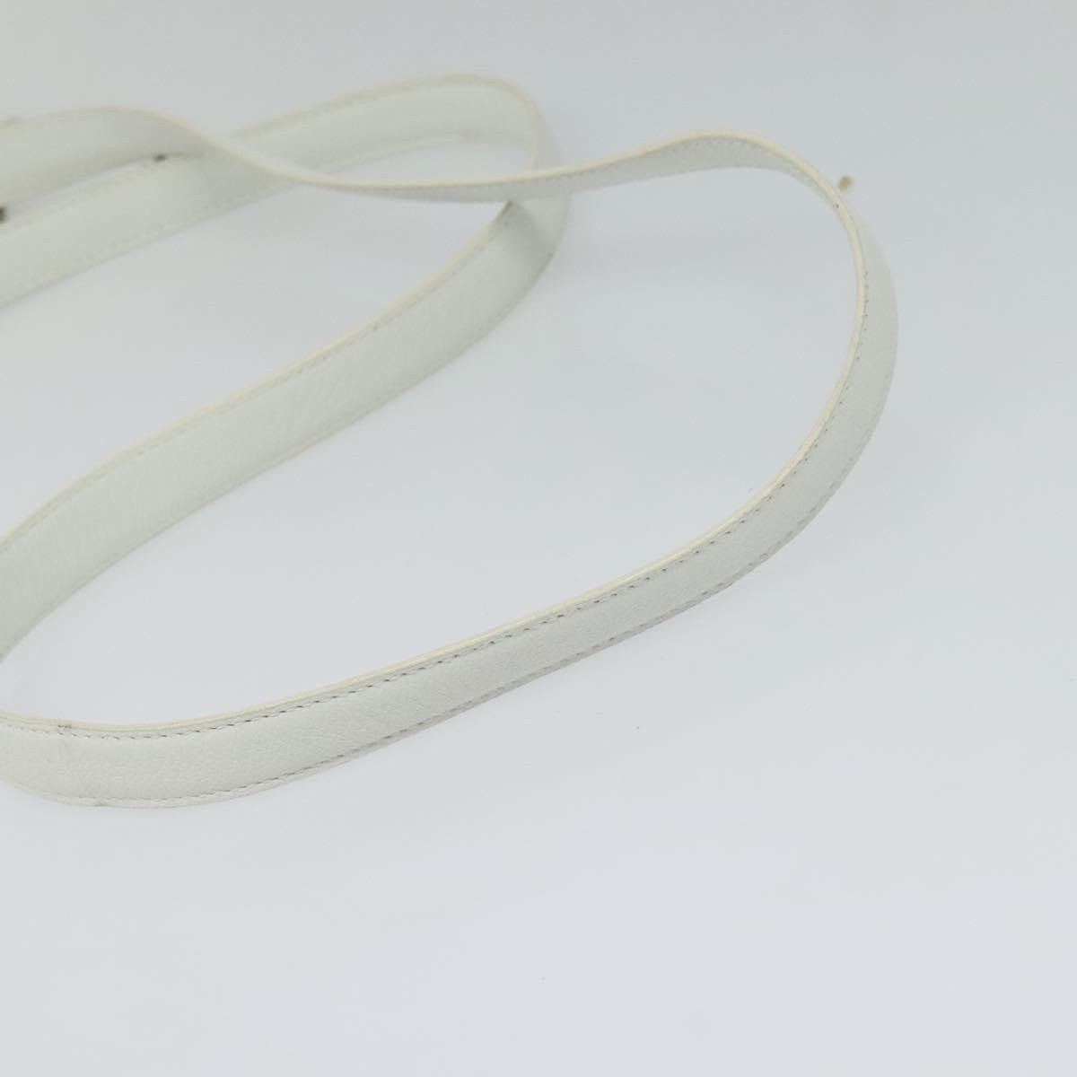 Bvlgari Vintage Leather, White, Leather, Shoulder Bag