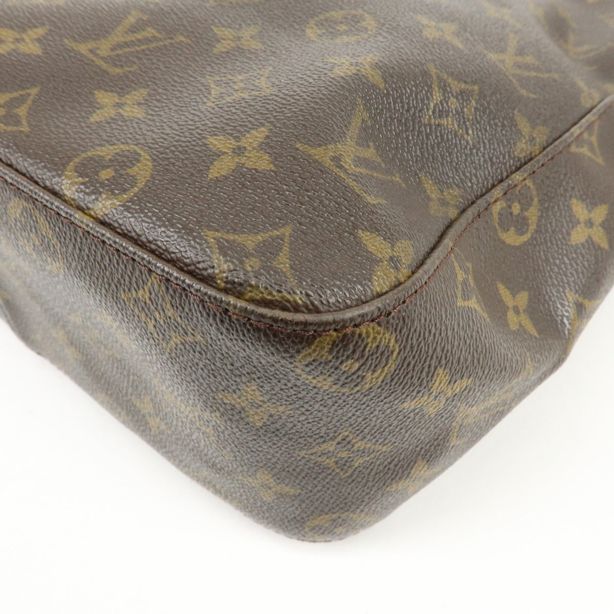 Louis Vuitton Looping Monogram Canvas, Brown, Canvas, Handbag