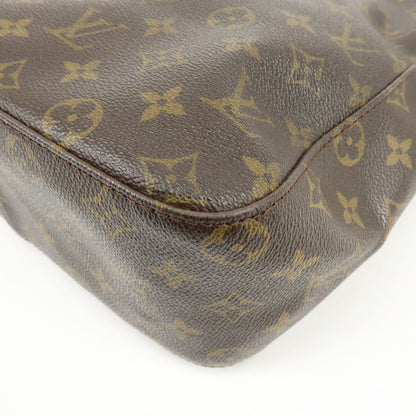 Louis Vuitton Looping Monogram Canvas, Brown, Canvas, Handbag