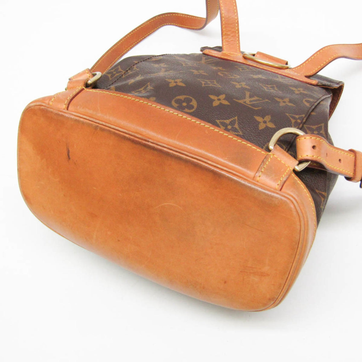 Louis Vuitton Vintage Montsouris Monogram Canvas, Brown, Canvas, Backpack
