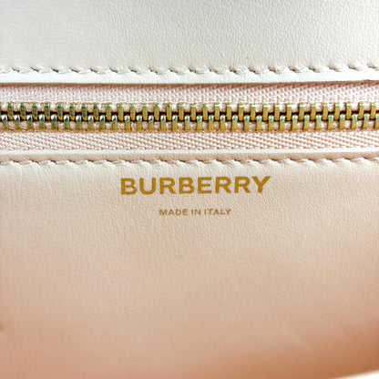 Burberry TB Shoulder Bag Leather, Beige, Leather, Shoulder Bag