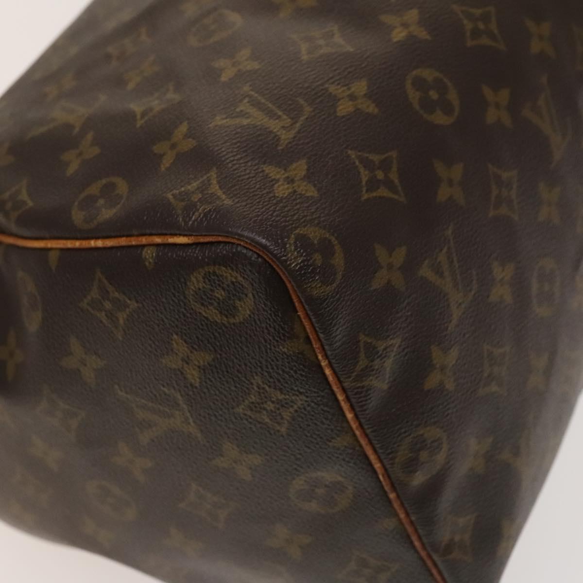 Louis Vuitton Speedy Handbag Monogram Canvas, BROWN, CANVAS, Handbag