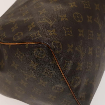 Louis Vuitton Speedy Handbag Monogram Canvas, BROWN, CANVAS, Handbag
