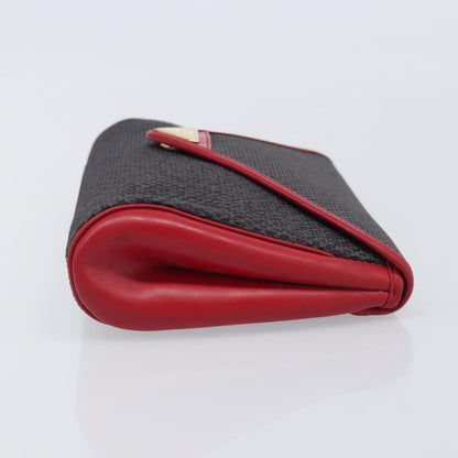 Saint Laurent Vintage Clutch Canvas, Gray, Canvas, Clutch