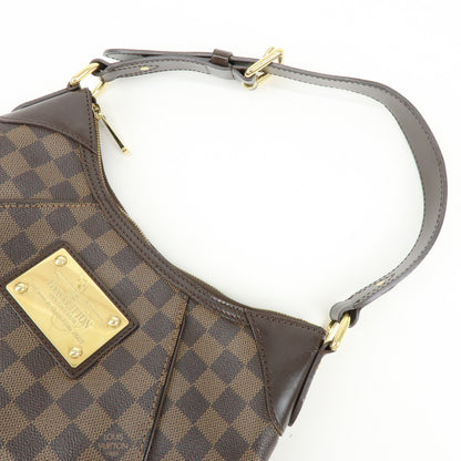 Louis Vuitton Thames Damier, Brown, Canvas, Handbag