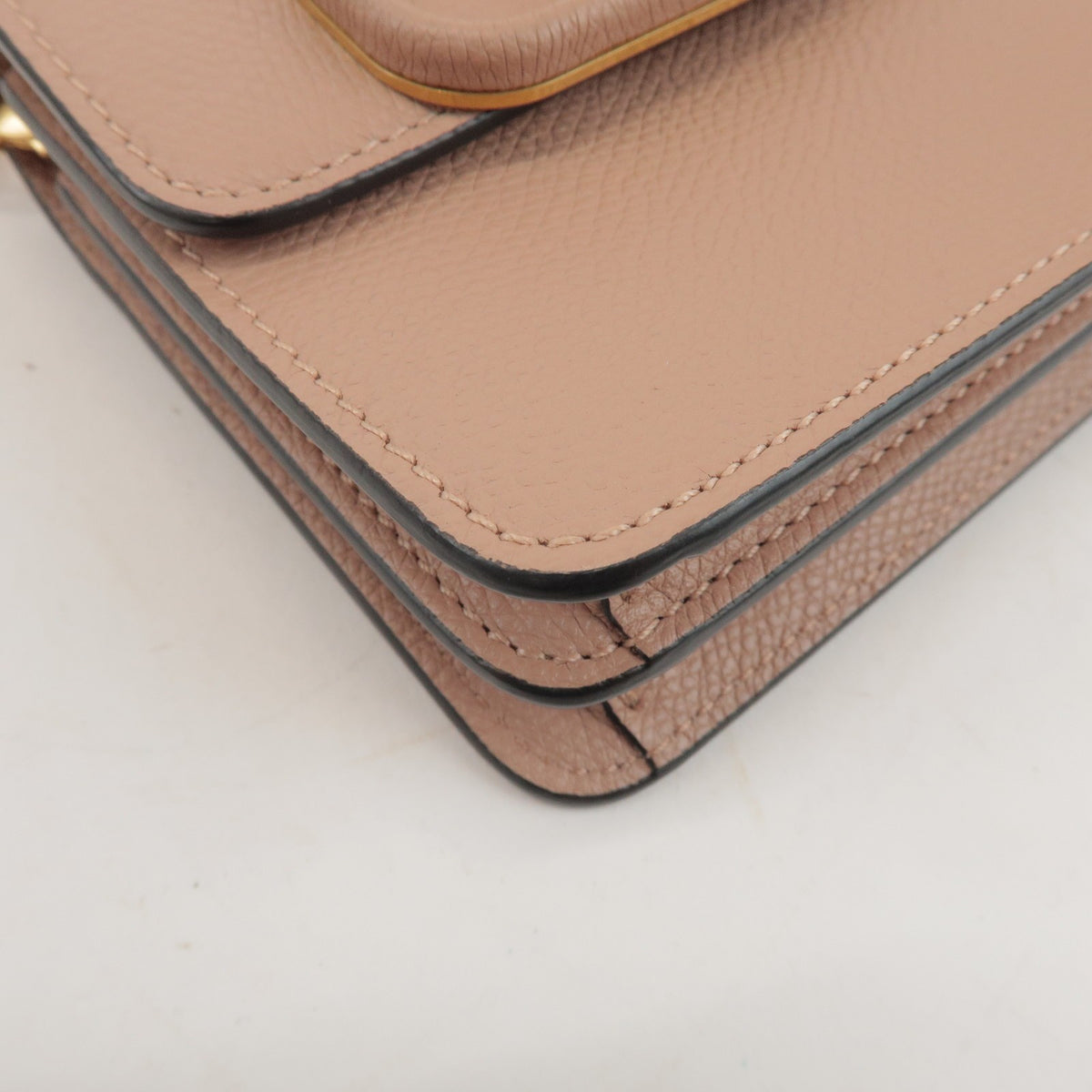 Valentino Garavani VSling Leather, Pink, Leather, Shoulder Bag