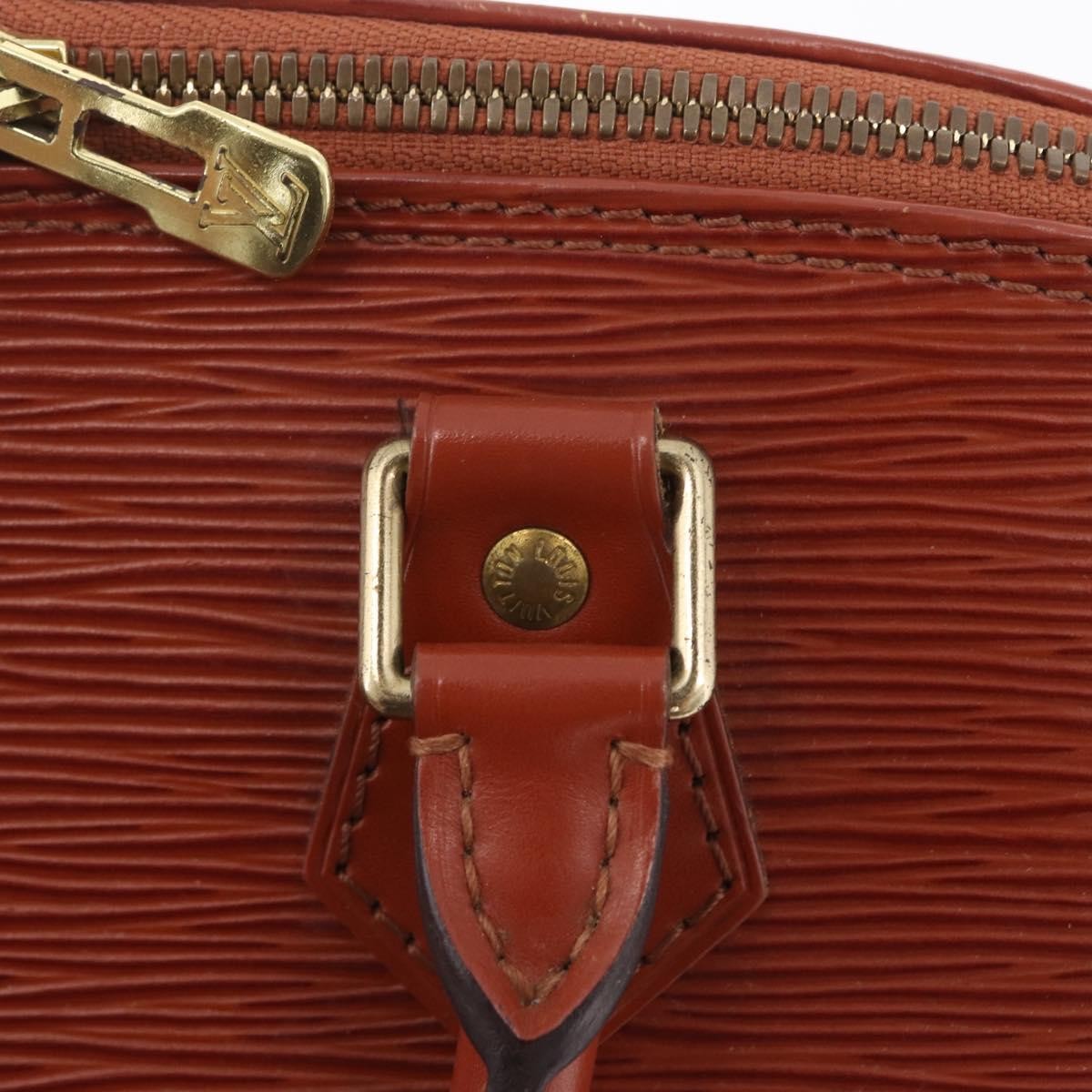 Louis Vuitton Alma Epi Leather, Brown, Leather, Handbag