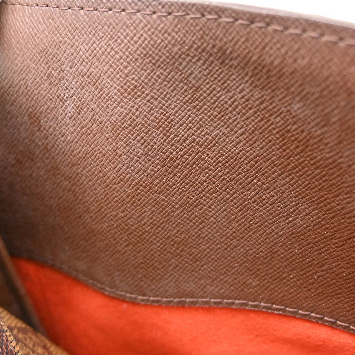 Louis Vuitton Triana Damier, Brown, Canvas, Handbag