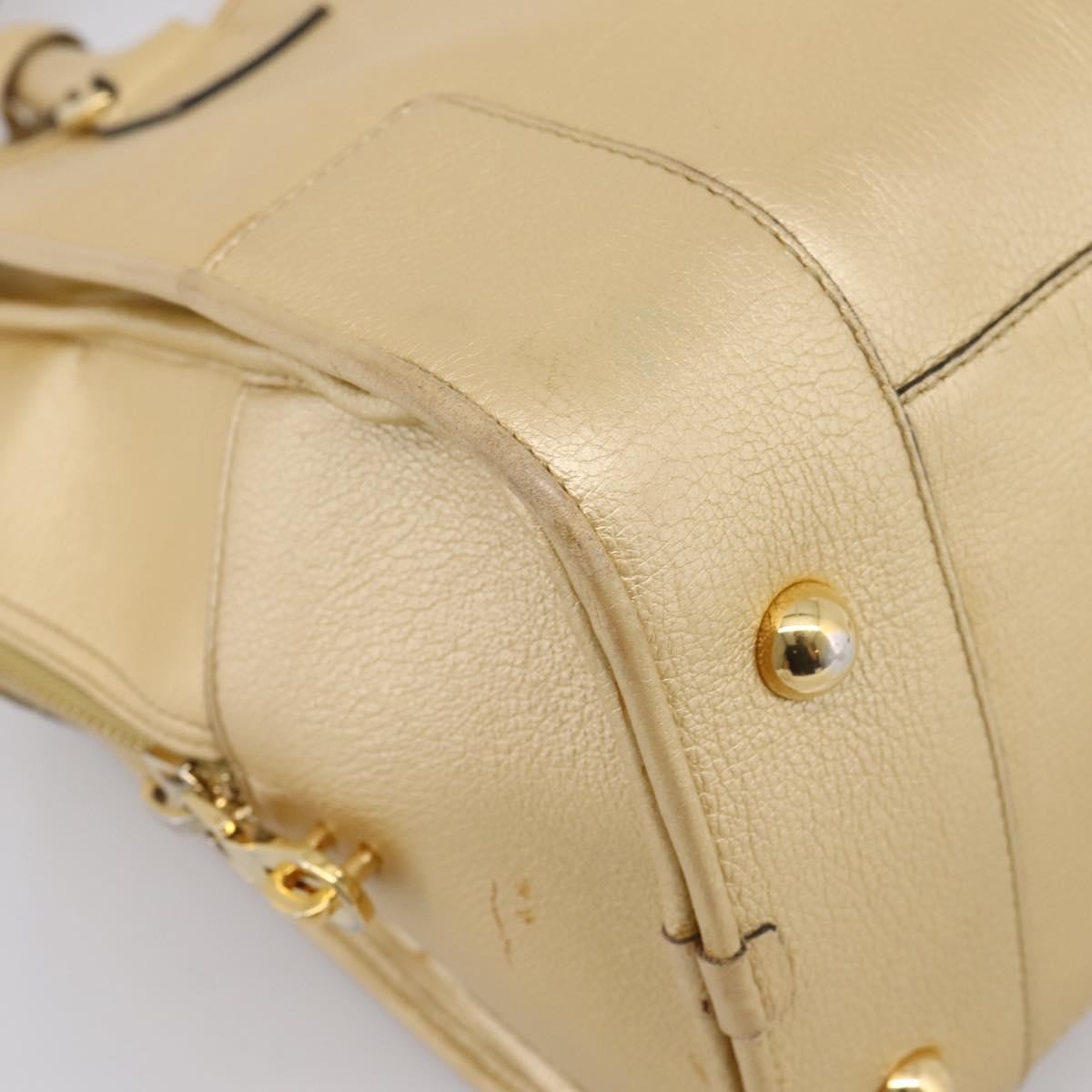Loewe Amazona Leather, Gold, Leather, Handbag
