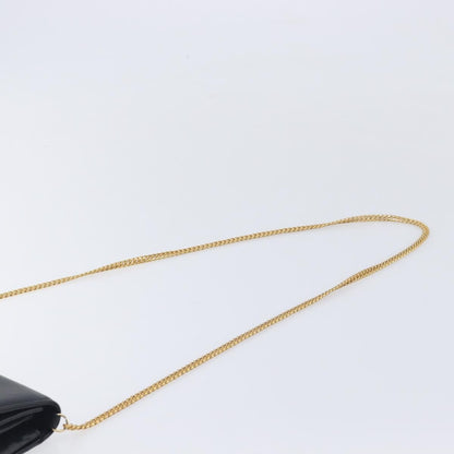 Celine Shoulder Leather, Black, Leather, Shoulder Bag