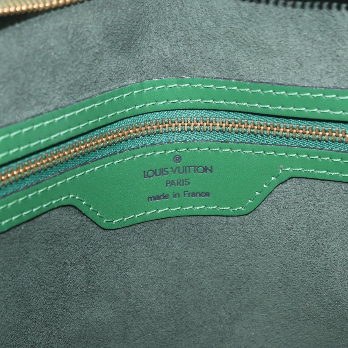 Louis Vuitton Saint Jacques Epi Leather, Green, Leather, Handbag
